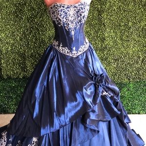 Royal blue dress